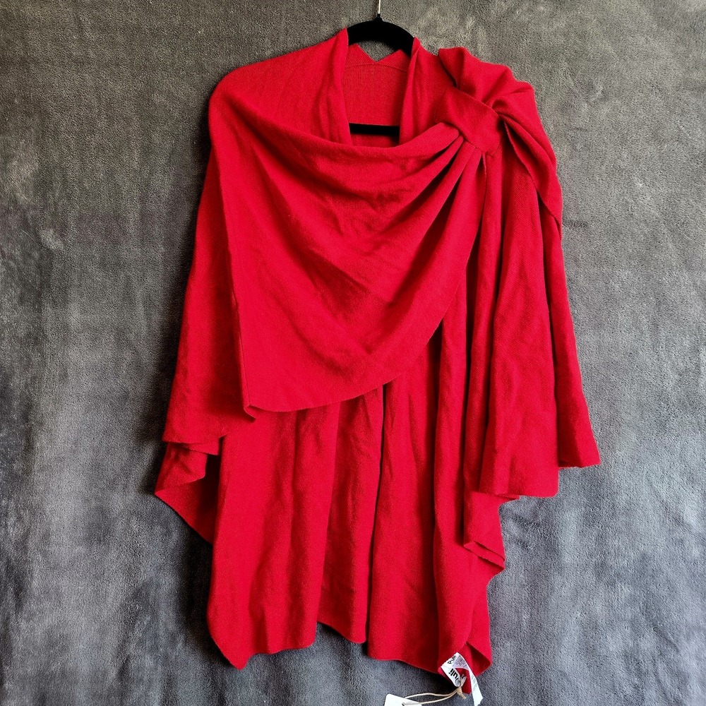 Puli Cross Front Cape Poncho Soft Shawl One Size New with tags